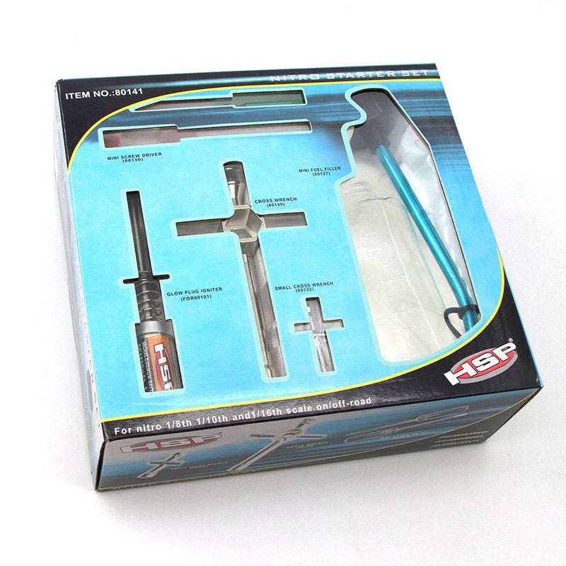 Glow Plug Igniter Ignition Starter Tools Kit for HSP 80141 80142A / 1:10 Methanol Engine / 1: 10 Gasoline Engine - stirlingkit