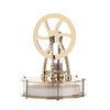 Golden Low Temperature Powered Stirling Engine Science Physical Experiment Toy - stirlingkit