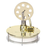 Golden Metal Low Temperature Powered Stirling Engine Model - stirlingkit