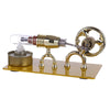 Golden Single Cylinder Stirling Engine Model Science Physical Educational Toys Gift - stirlingkit