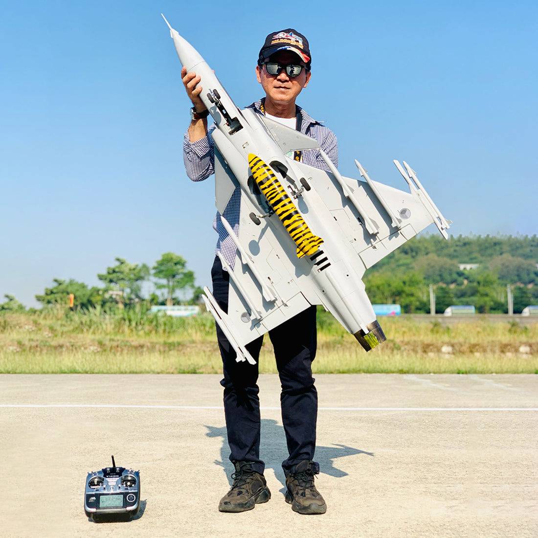 Gripen JAS-39 EPO RC EDF Jet Fighter RC Airplane Plane (ARF / PNP) - Tiger Pattern - stirlingkit
