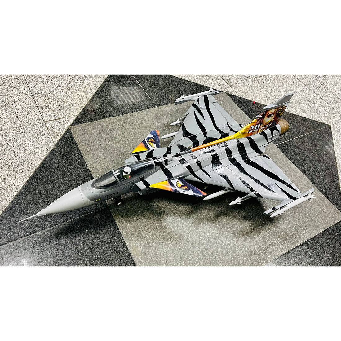 Gripen JAS-39 EPO RC EDF Jet Fighter RC Airplane Plane (ARF / PNP) - Tiger Pattern - stirlingkit