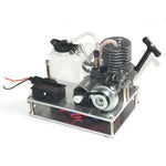 Hand Start One Cylinder 2 Strokes Nitro Engine 12V Generator Model Science Experiment Model - stirlingkit