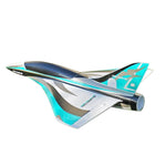 Hand Throwing Aircraft 550mm RC Fixed-wing Airplane PNP - Blue - stirlingkit