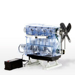 Haynes DIY Assembly  Mini L4 Simulation Transparent Runnable Engine Model - stirlingkit