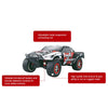 HG-101 BREER THROUCH 1/10 2.4G High Speed RC Car Remote Control Racing Car - stirlingkit