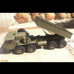 HG-P803A 1/12 2.4G 8 x 8 RC Car Dump Truck U.S. Military Truck Toy - stirlingkit