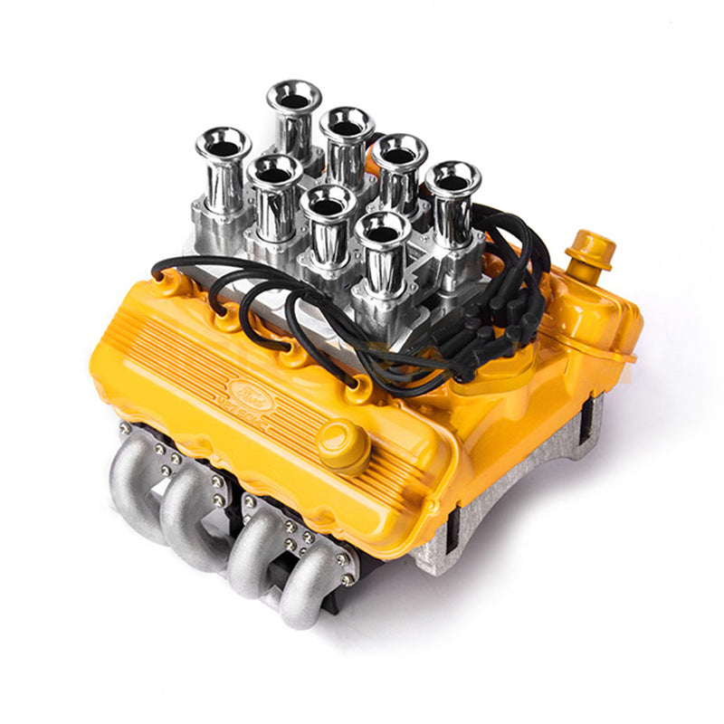 Vessel Radiator Kit High Simulation V8 Engine Hood Fan Air Intake Motor Radiator kits for 1 ...
