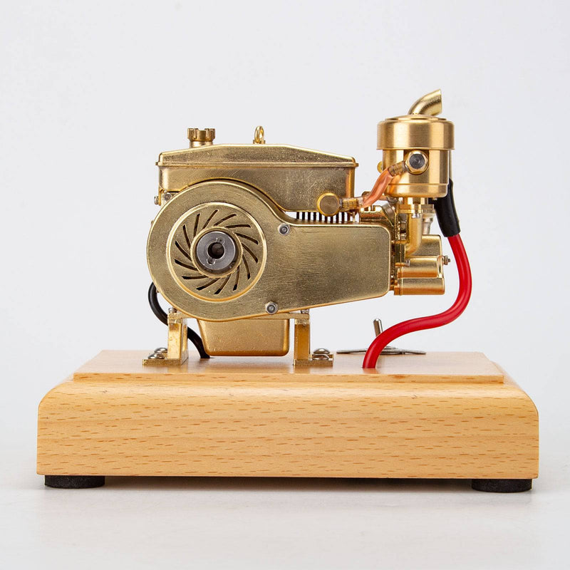 Horizontal Single-cylinder Four-stroke Mini Gas Tractor Engine ICE Model 1.9CC M21 - stirlingkit