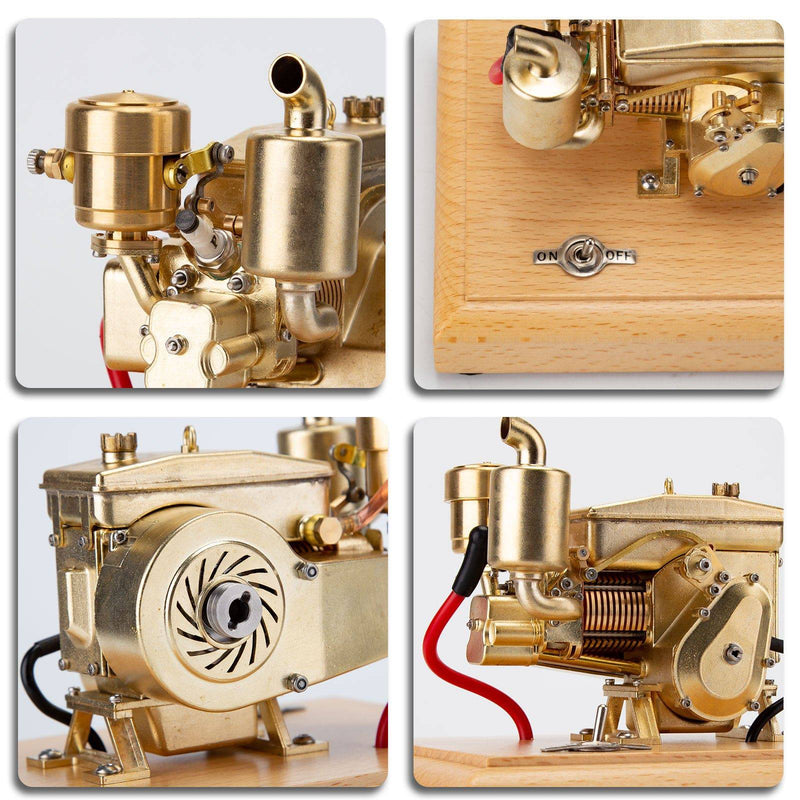 Horizontal Single-cylinder Four-stroke Mini Gas Tractor Engine ICE ...