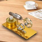 Hot-air Single Cylinder Stirling Engine Motor - stirlingkit