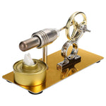 Hot-air Single Cylinder Stirling Engine Motor - stirlingkit