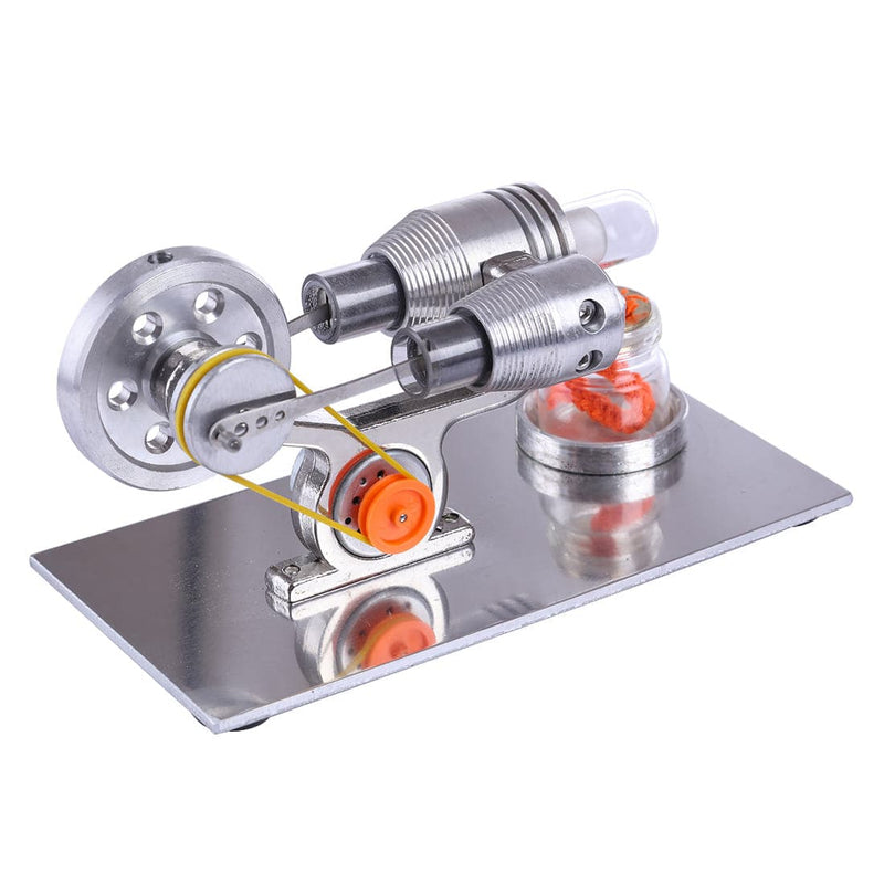 Hot Cylinder Quartz Tube for Stirling Engine Kit Mini Hot Air Motor Model - stirlingkit