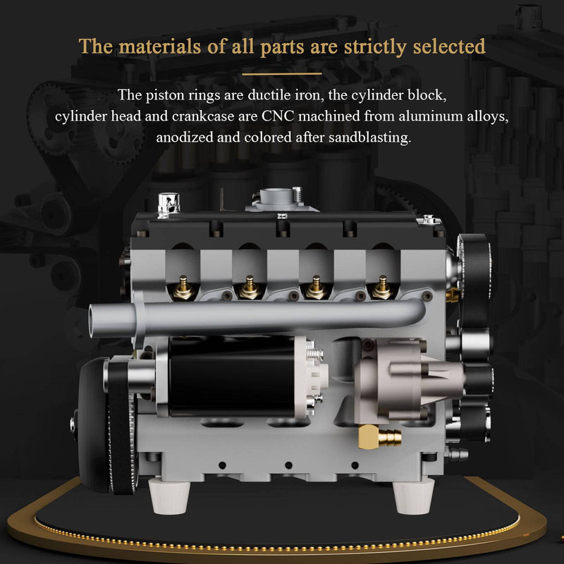 HOWIN L4-172 17.2cc SOHC Inline 4 Cylinder FOUR Stroke 15000 rpm Nitro RC Engine Pre-order - stirlingkit