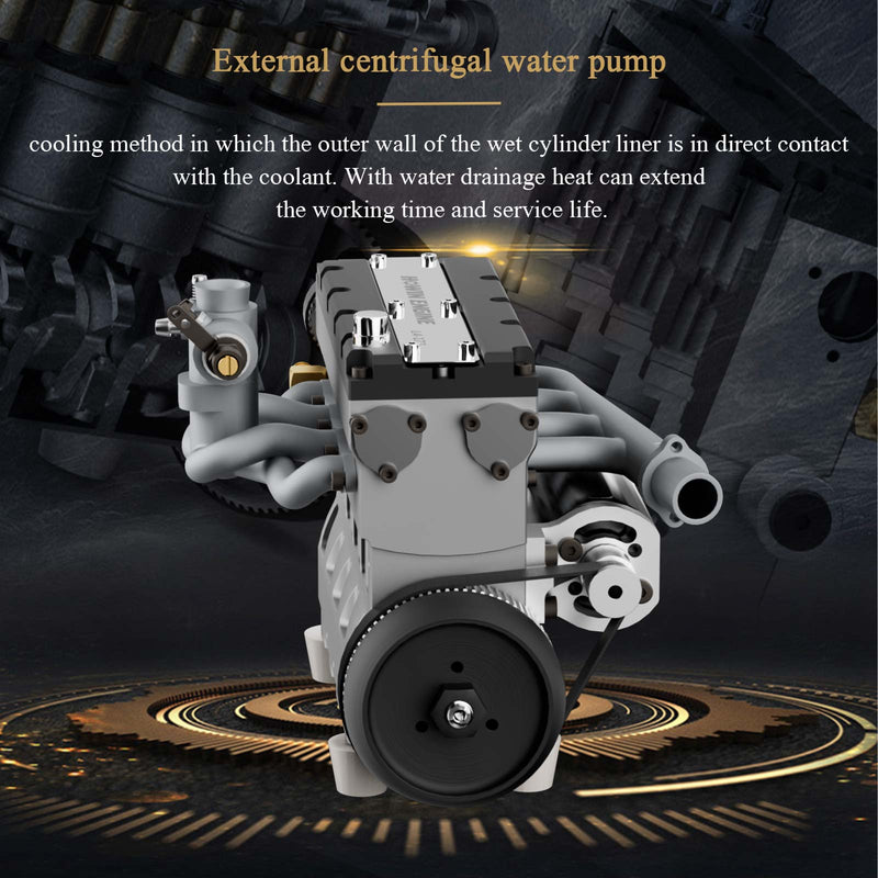 4 Stroke Motorcycle Engine Animation