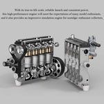 HOWIN L4-172 17.2cc SOHC Inline 4 Cylinder FOUR Stroke 15000 rpm Nitro RC Engine Pre-order - stirlingkit