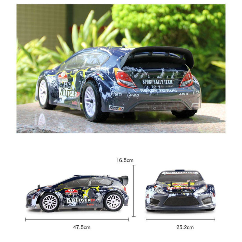 HSP 94118 1/10 4WD 2.4G Wireless Electric Brushed High Speed Rally Racing RC Car - RTR - stirlingkit