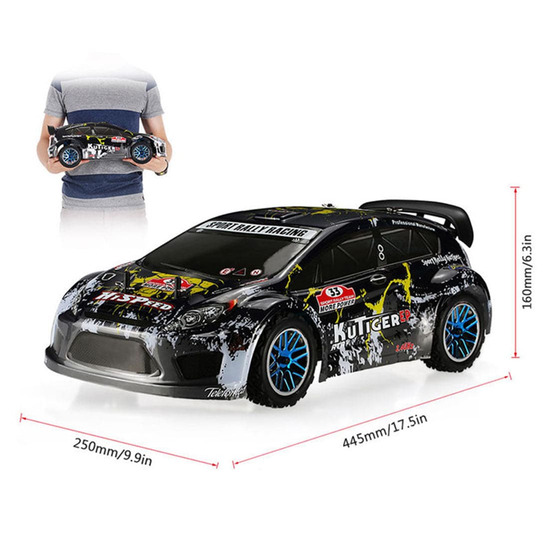 HSP 94118PRO 1:10 4WD 2.4G Wireless Electric Brushless Off-road Rally ...