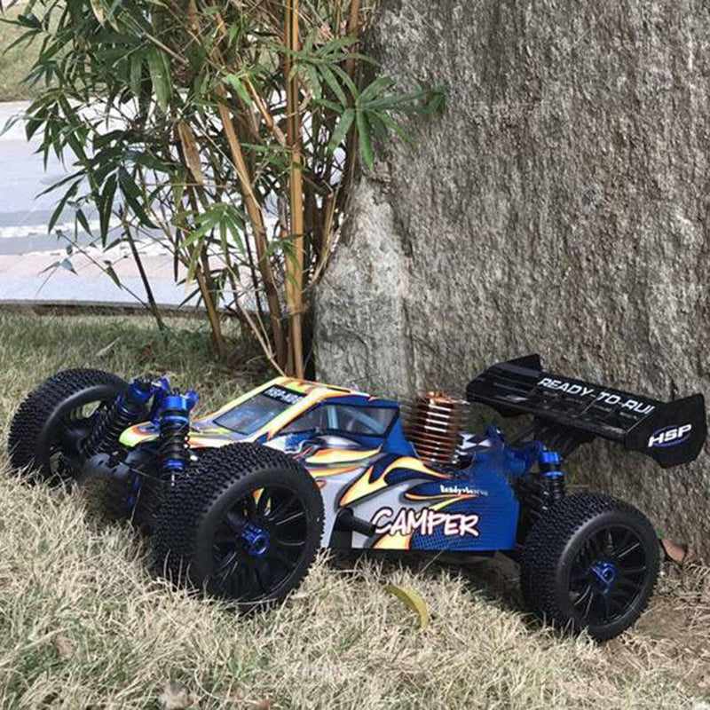 HSP 94970 1/8 2.4Ghz 4WD Gas Powered RC Car Off-road Vehicle Model RTR with 26CXP Nitro Engine 70-80 km/H - stirlingkit