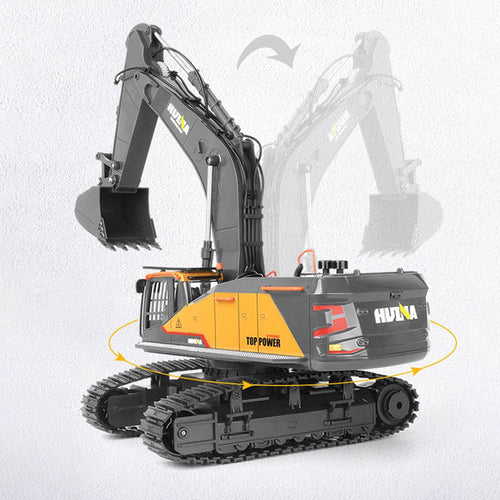 Huina 1/14 RC Excavator Engineering Construction Vehicle Model Truck 22CH 2.4G - stirlingkit