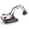 HUINA 4-in-1 RC Alloy Remote Control Excavator Model Crusher Construction Vehicles Toys 1/14 22CH 2.4Ghz - stirlingkit