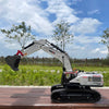 HUINA 4-in-1 RC Alloy Remote Control Excavator Model Crusher Construction Vehicles Toys 1/14 22CH 2.4Ghz - stirlingkit