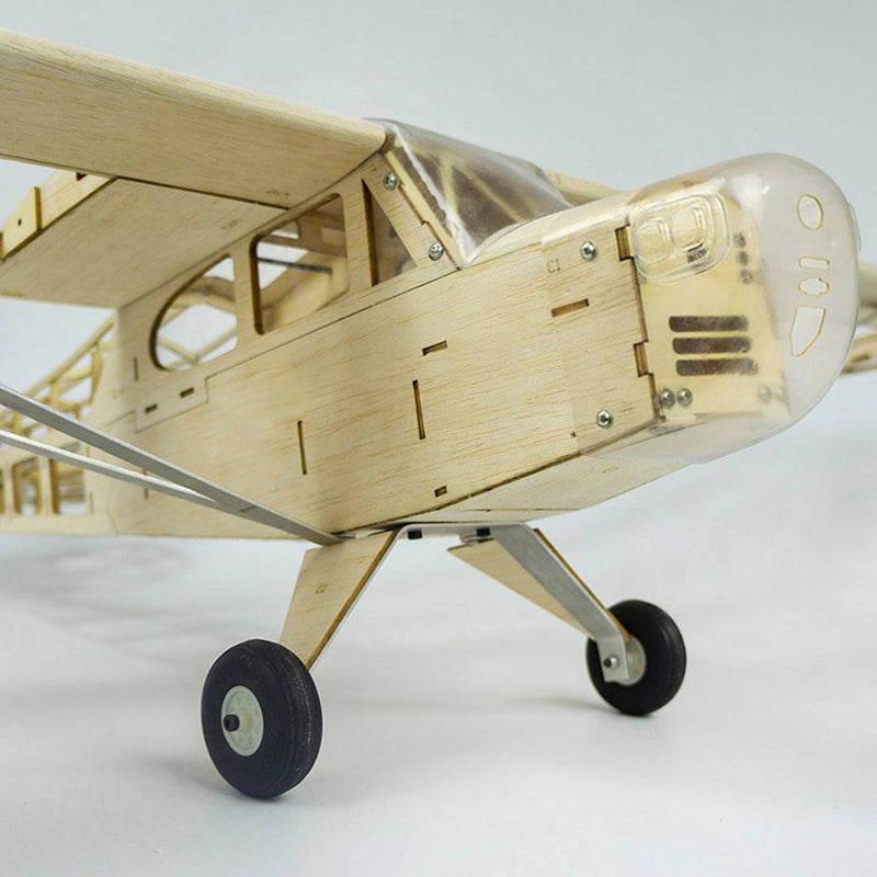 J3 CUB Balsa Wood Glider 47.24″ Wingspan Airplane Electric RC Plane KIT - stirlingkit