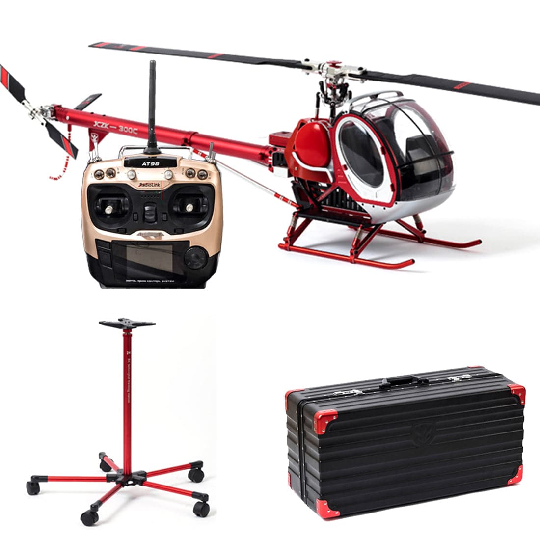 JCZK 300C-B 2.4G 6CH 3D Aerobatics RC Helicopter Two Blades Airplane (RTF) - stirlingkit