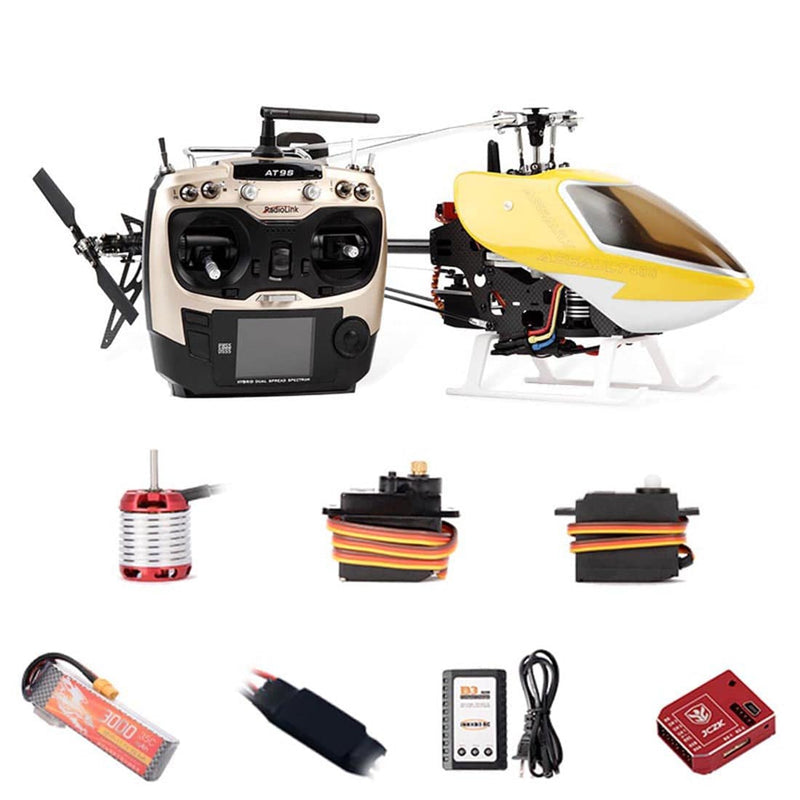 JCZK 450 2.4G RC 3D Aerobatic Helicopter DFC Flybarless Electric Aircraft Airplane Toy RTF - stirlingkit