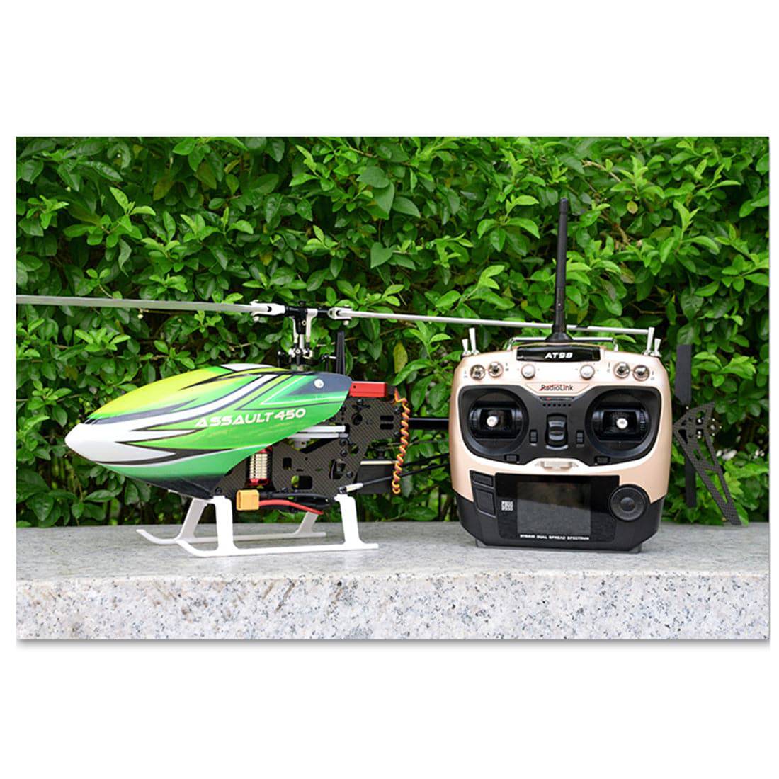 JCZK 450 2.4G RC 3D Aerobatic Helicopter DFC Flybarless Electric Aircraft Airplane Toy RTF - stirlingkit