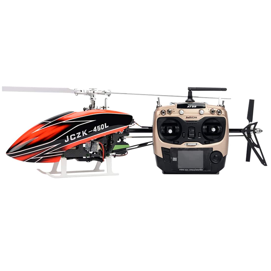 JCZK 450L DFC GPS 2.4G 6CH 3D Aerobatics RC Helicopter Flybarless Airplane (RTF) - stirlingkit