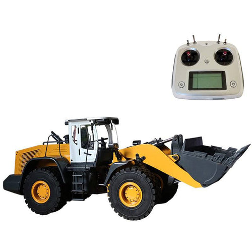 JDMODEL 1/14 RC Hydraulic Wheeled Loader Forklift Electric Construction Model - stirlingkit