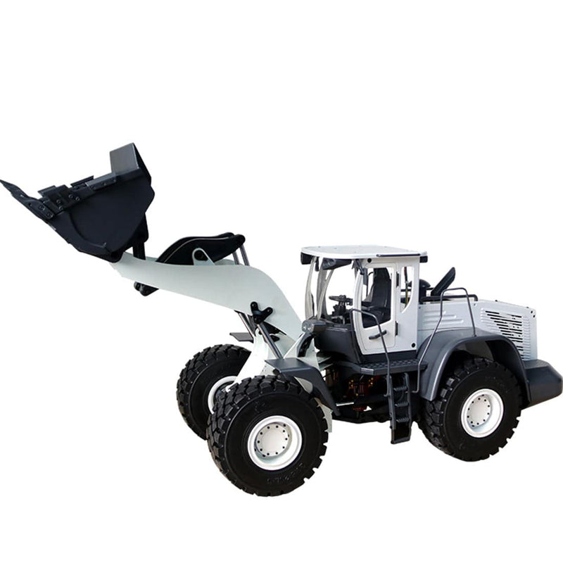 JDMODEL 1/14 RC Hydraulic Wheeled Loader Forklift Electric Construction Model - stirlingkit