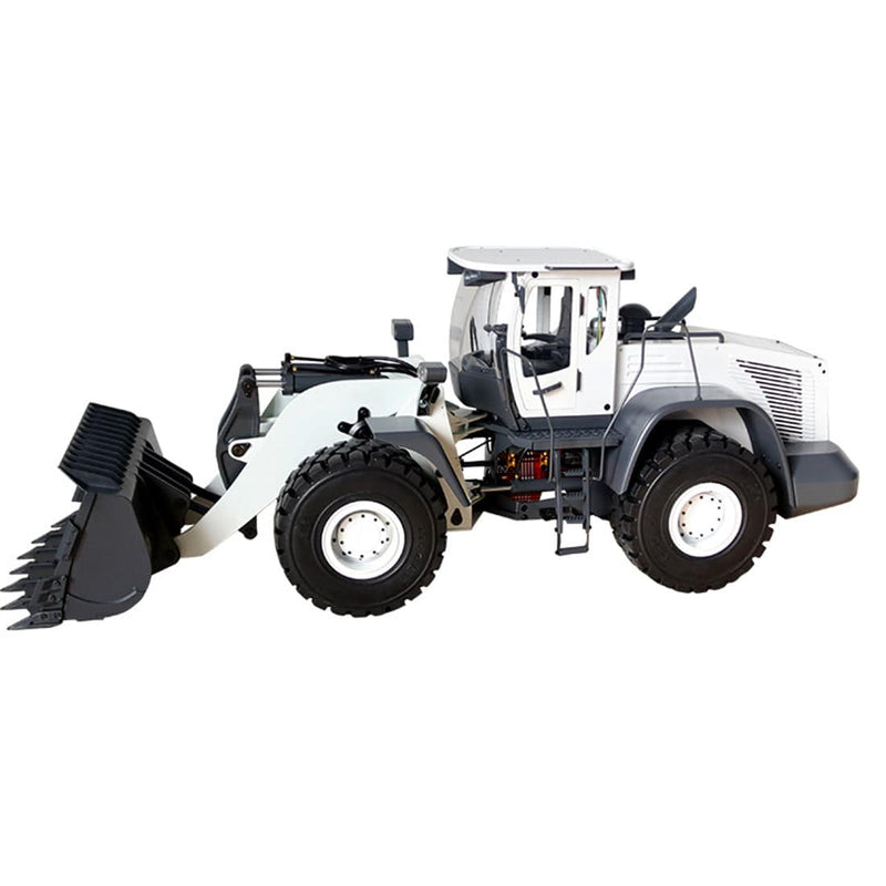 JDMODEL 1/14 RC Hydraulic Wheeled Loader Forklift Electric Construction Model - stirlingkit