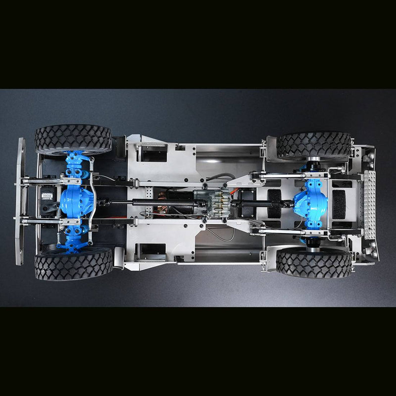 JDMODEL JDM-129K Unpainted 1/14 4×4 RC Climbing Truck Construction Vehicles Model with Axle Differential Lock RTR - stirlingkit