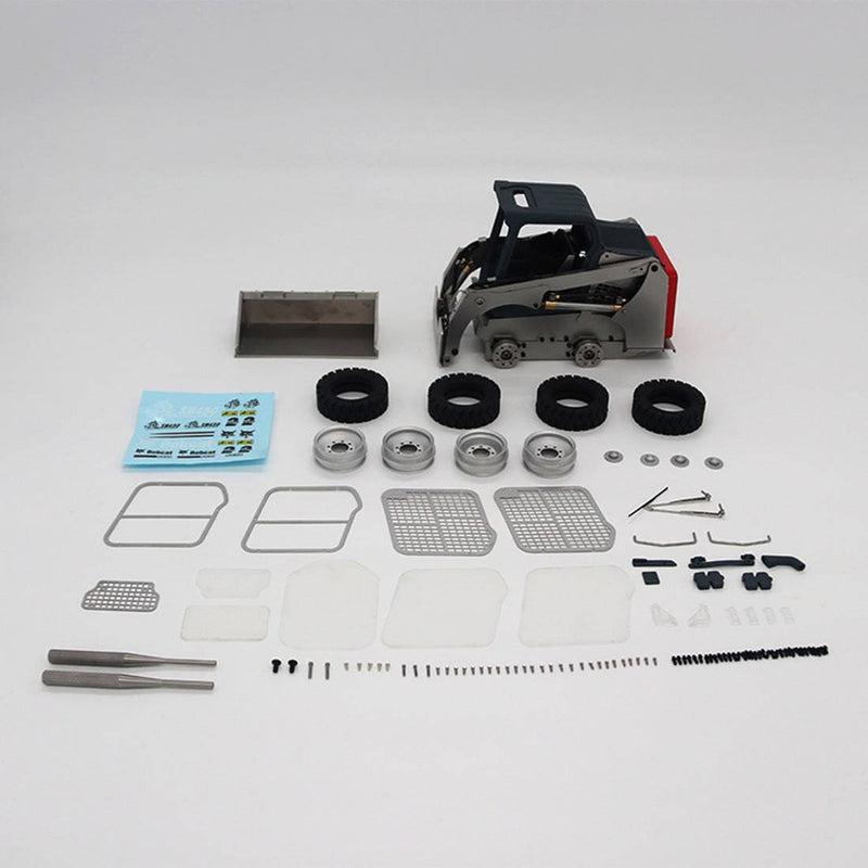 JDMODEL JDM-160 KIT Version RC Hydraulic Skid Steer Loader Construction 1/14 Model without Controller & Battery - stirlingkit