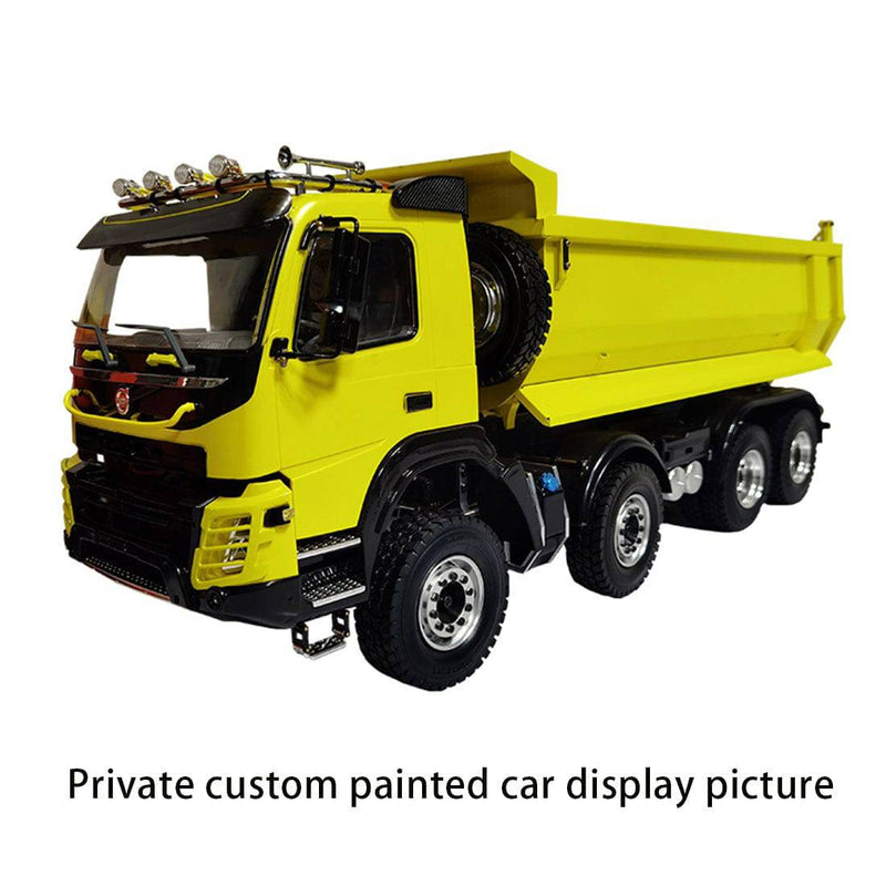 JDMODEL JDM-65RC Heavy Hydraulic Dump Truck Construction 1/14 8x8 Electric Model - stirlingkit