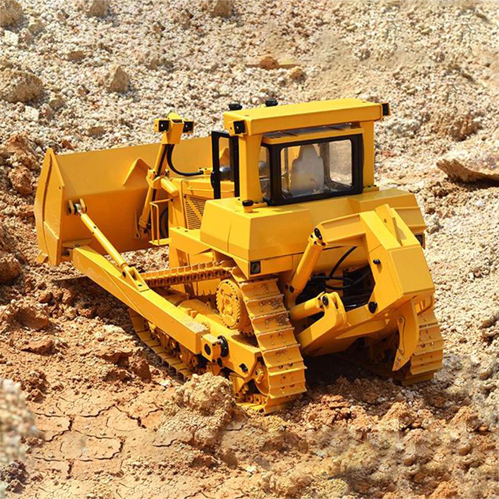 Model Dozer JDMODEL JDM-98 1/14 2.4G / 9CH All-Metal Hydraulic Bulldozer RC ...