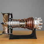 Jet Aircraft Turbofan Engine Kits STEM Plastic Hobby 1/20 Scale Model - stirlingkit