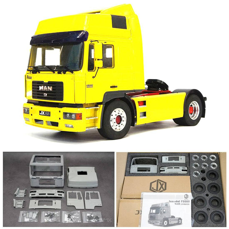 JXmodel 1/14 4x2 Large Remote Control Truck Trailer Tractor Aluminum Alloy - KIT Version - stirlingkit