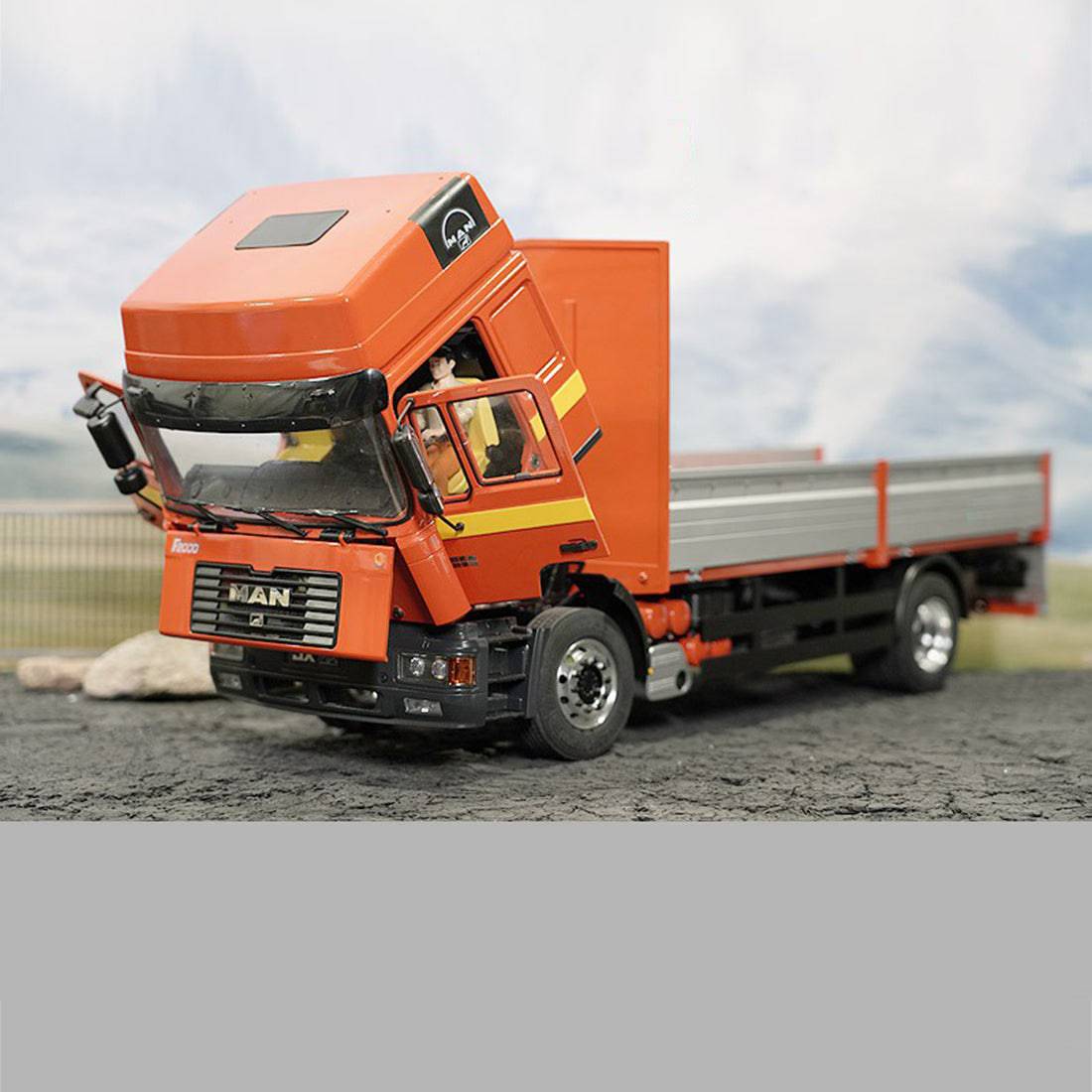 JXmodel 1/14 4x2 Remote Control Metal Truck Trailer RC