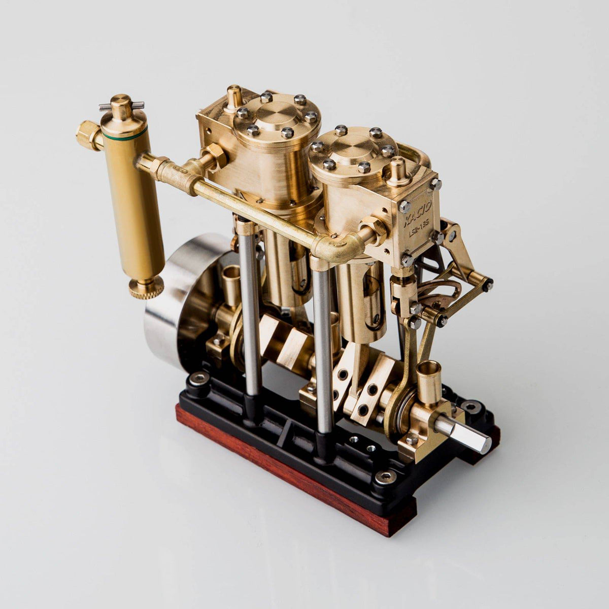 KACIO LS2-13S Two Cylinder Reciprocating Steam Engine Model for 80-120CM Steamship - stirlingkit