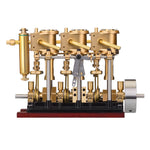 KACIO LS3-13S Three Cylinder Triple Steam Engine Model for 80-120CM Steamship - stirlingkit