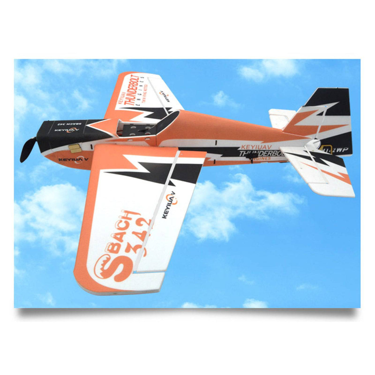 KEYIUAV SBACH 342 Electric RC Airplane 3D Aerobatic Glider Aircraft RTF - stirlingkit