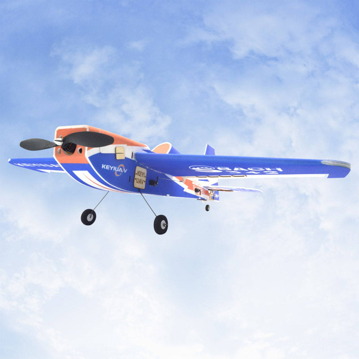 KEYIUAV SBACH 342 Electric RC Airplane 3D Aerobatic Glider Aircraft RTF - stirlingkit