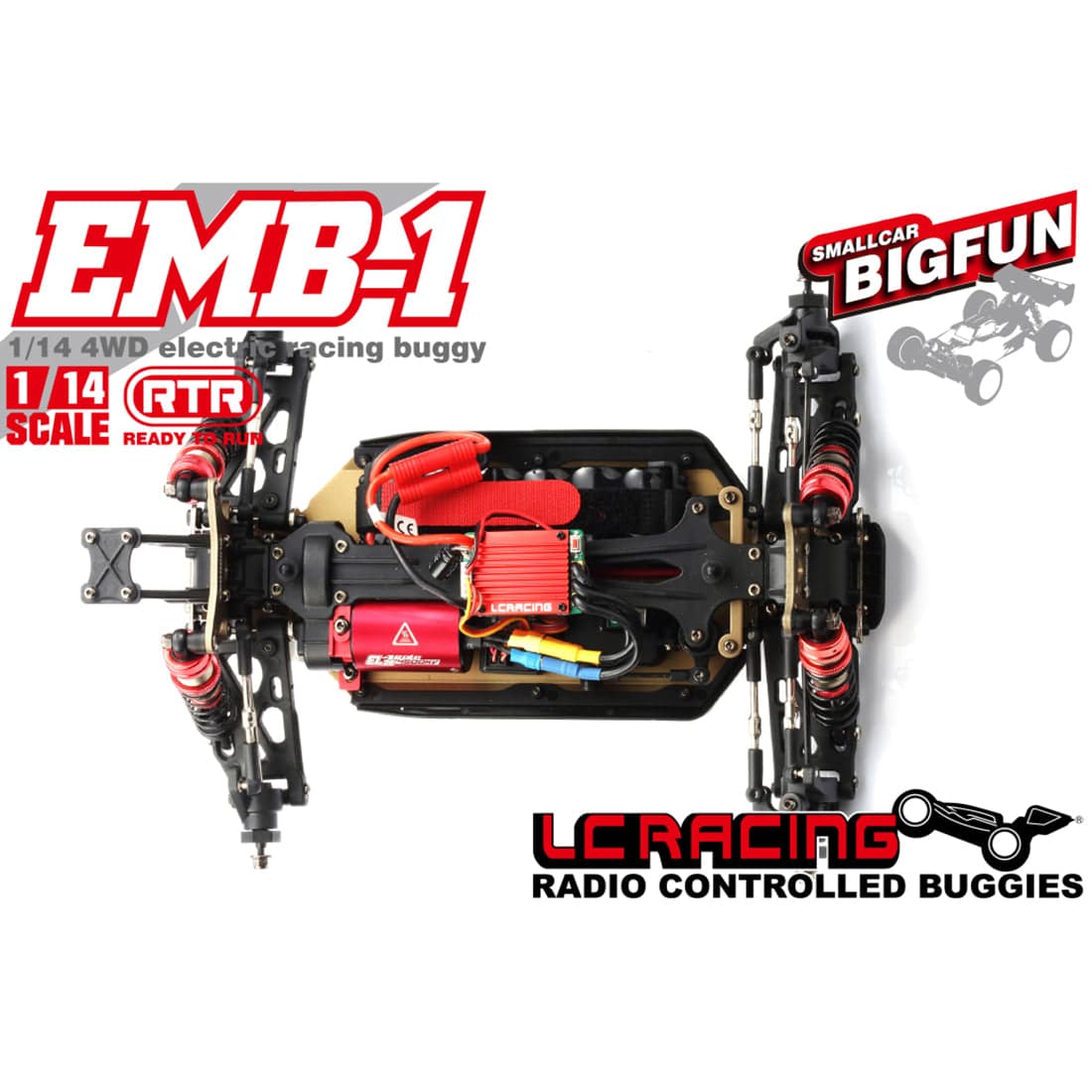 LC Racing EMB-1H 1/14 2.4G 4WD Brushless Remote Control Off Road