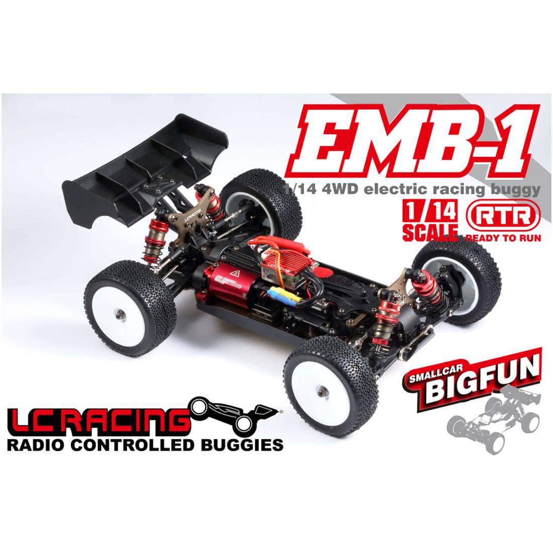 LC Racing EMB-1H 1/14 2.4G 4WD Brushless Remote Control Off Road