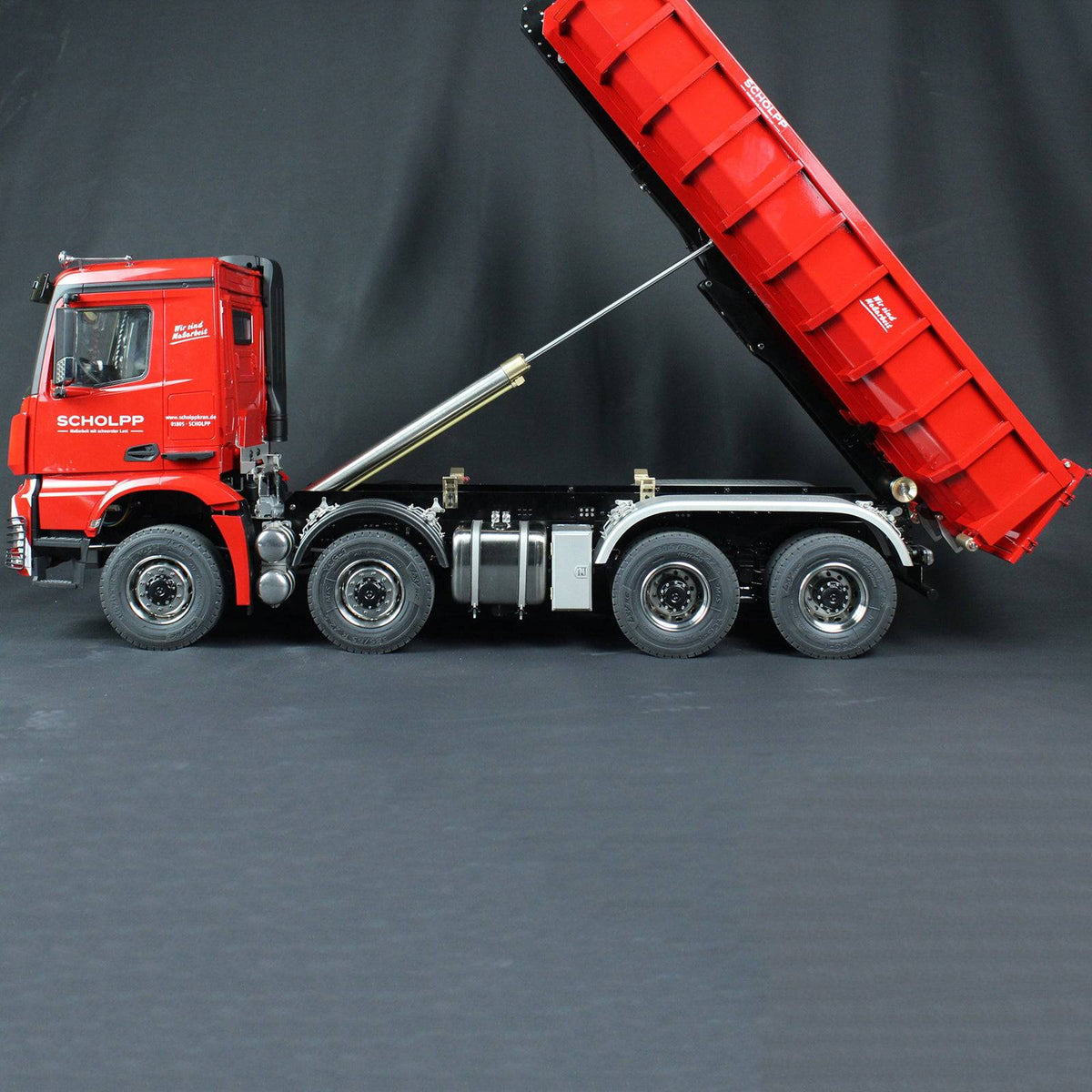 LXY RC 1/14 RC Hydraulic 8*8 Dump Truck Engineering Machinery Vehicle Model Three-Speed Gearbox - stirlingkit