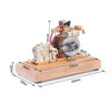 M12B-P 1.6cc Single Cylinder 4 Stroke Gasoline Watercooled Engine Model with Gear Reducer - stirlingkit