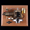 M16B 1.6cc Mini Horizontal Gasoline 4 Stroke Air-cooled Single Cylinder Internal Combustion Engine with Wooden Base - stirlingkit